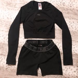 Gymshark Long Sleeve Flex Top & Shorts
